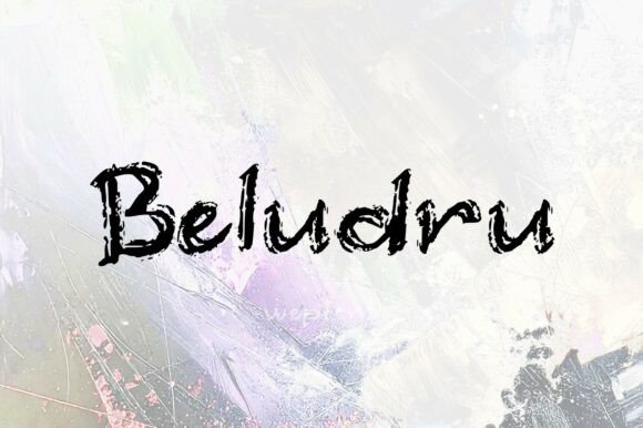 Beludru: A Bold and Expressive Brush Font for Unconventional Designs