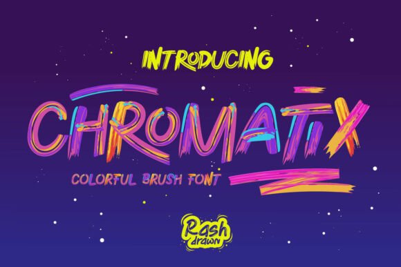Chromatix: A Bold and Vibrant Font for Creative Projects