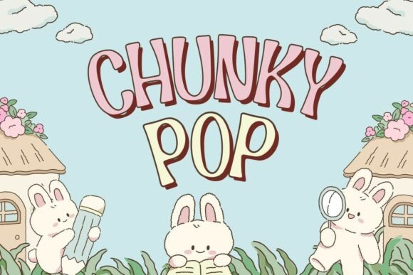 Chunky Pop: A Bold, Charming Font for Creative Projects