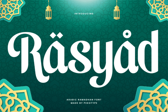 Discover RASYAD: The Elegant Condensed Arabic-Inspired Font