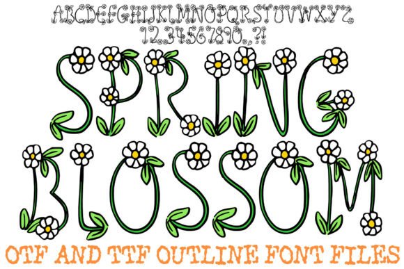 Discover the Beauty of Spring Blossom Font