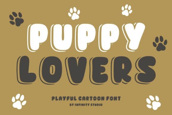 Discover the Charm of Puppy Lovers Font