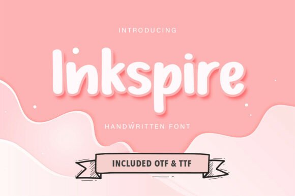 Discover the Playful Charm of Inkspire Font