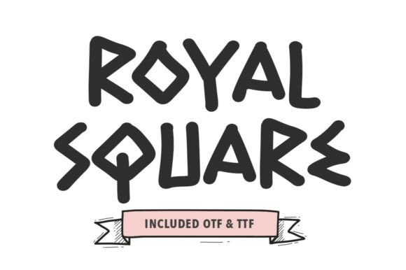 Discover the Unique Charm of Royal Square Font
