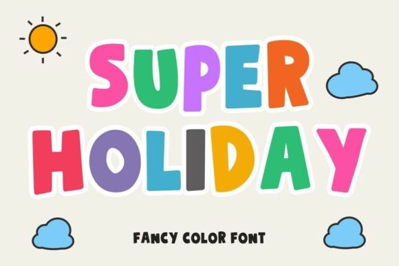 Discover the Versatility and Charm of the Super Holiday Font