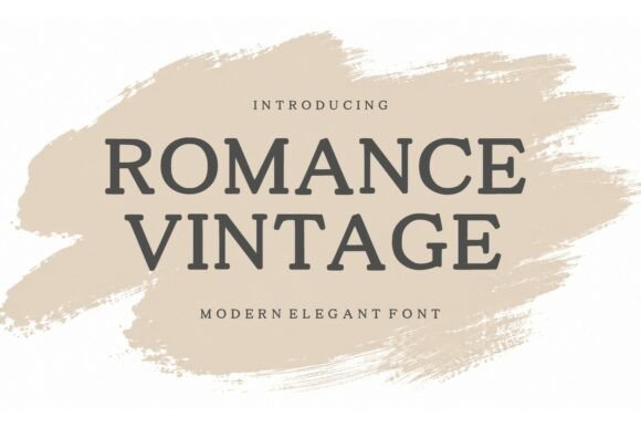 Elegant and Versatile Romance Vintage Font