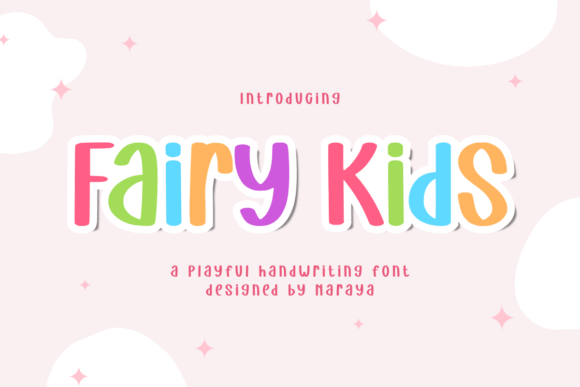 Embrace Creativity with Fairy Kids: A Playful Display Font for Modern Designers
