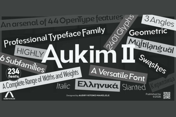 Exploring Aukim II Font: A Versatile and Stylish Sans Serif Solution