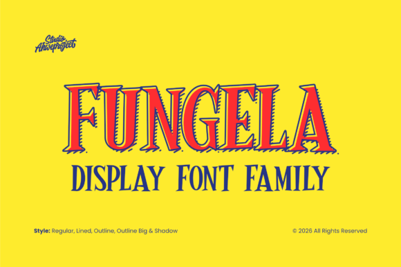 Fungela: A Bold and Playful Font Family