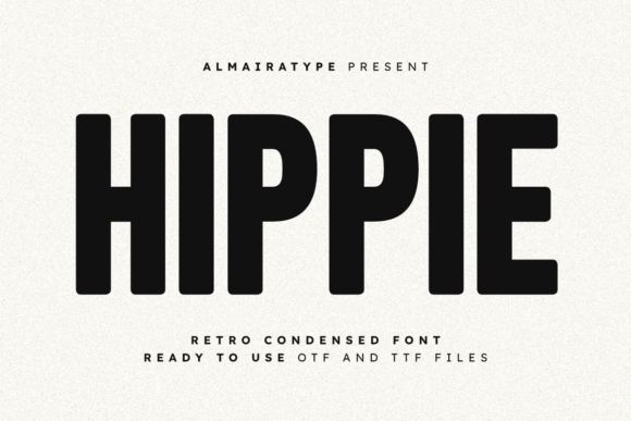 Hippie: A Bold and Versatile Retro Font