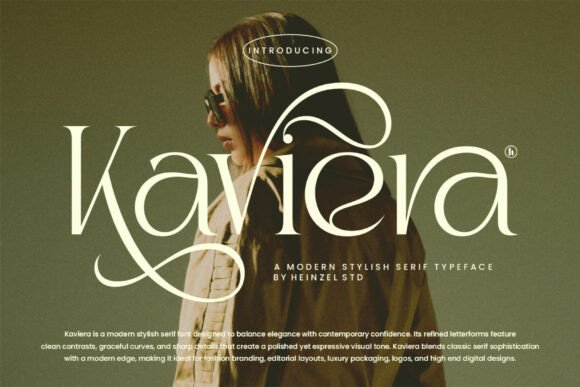 Introducing Kaviera: A Modern Stylish Serif Font