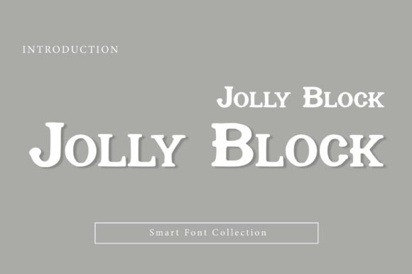 Jolly Block: A Bold and Playful Display Font