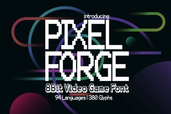 Pixel Forge: A Bold, Grid-Built Font for Modern Creators