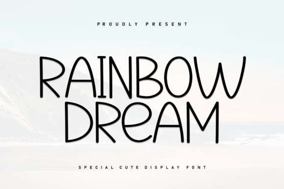 Rainbow Dream: A Handwritten Font for Heartfelt Perfection