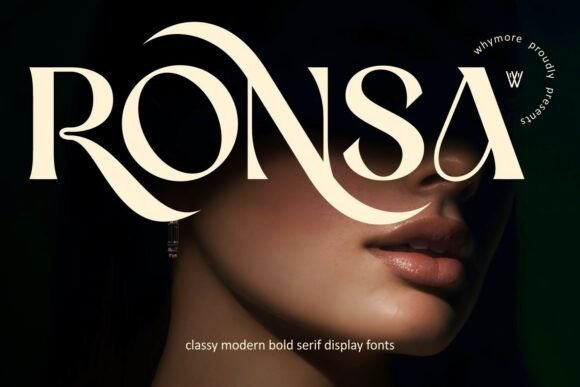 Ronsa: A Bold and Elegant Serif Font for Premium Design Projects