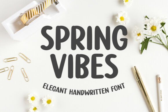 Spring Vibes: A Fresh and Vibrant Brush Font