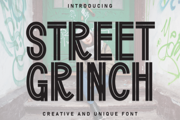 Street Grinch: A Playful and Inviting Font for Your Creative Projects