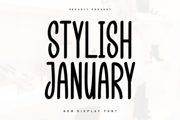 Stylish January: A Handwritten Font for Creative Projects