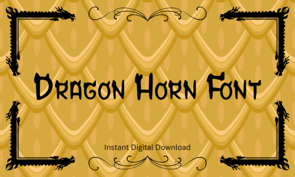 Unleash the Power of Dragon Horn: A Fantasy-Driven Font for Epic Designs