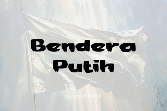 Unveiling Bendera Putih: A Font for Strategic Design and Creative Expression